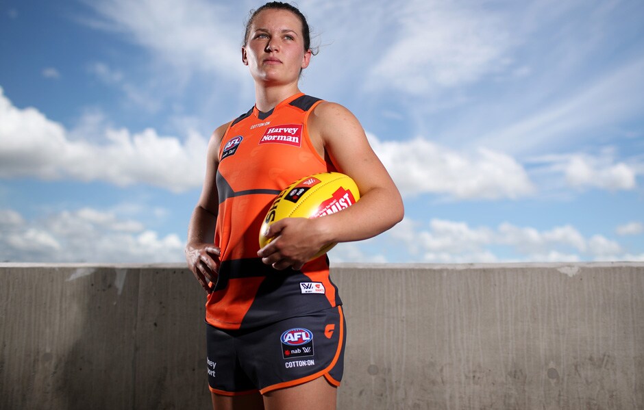 Alyce Parker Alyce Parker has been mounting a case to take out the 2019 NAB AFLW Rising Star award. - AFLW,GWS Giants,Alyce Parker